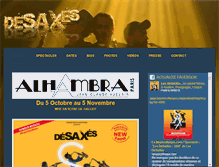 Tablet Screenshot of lesdesaxes.com